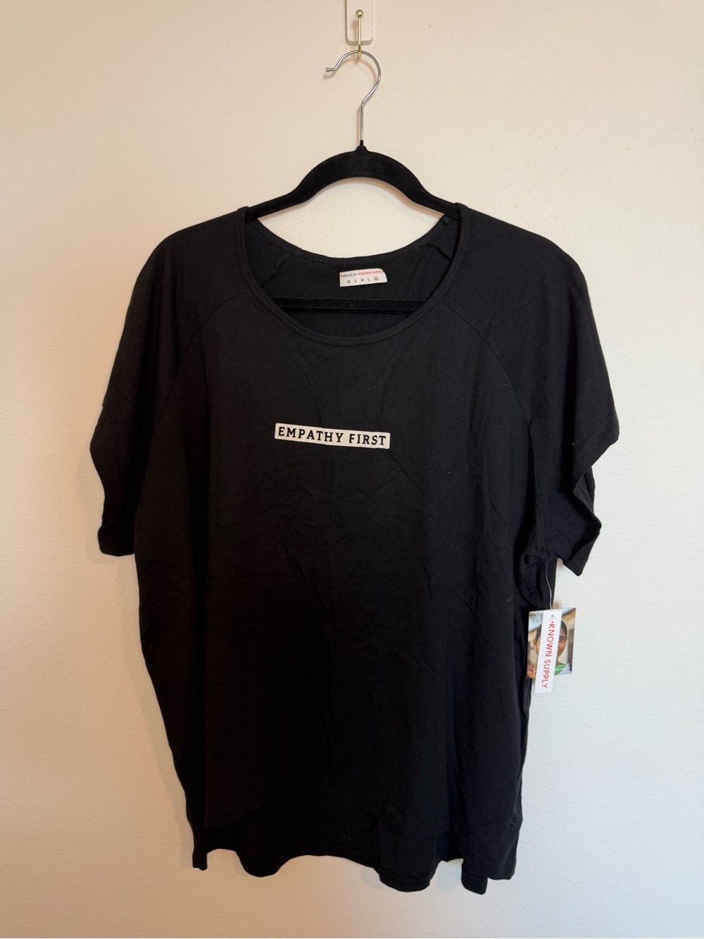 Empathy First Known Supply Black Graphic Tee